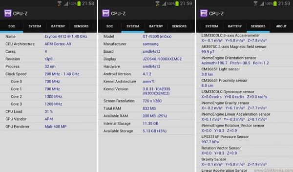 برنامه CPU-Z به اندروید راه یافت - تکفارس 