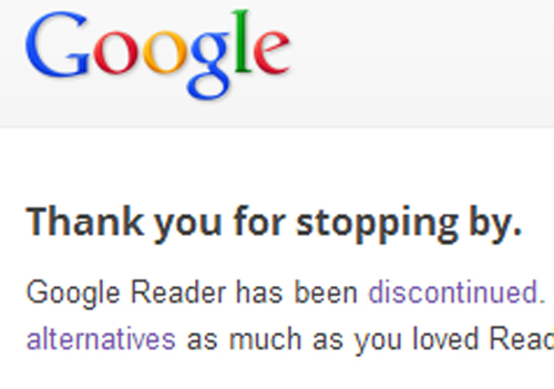از کار افتادن Google Reader و جایگزین های آن - تکفارس 