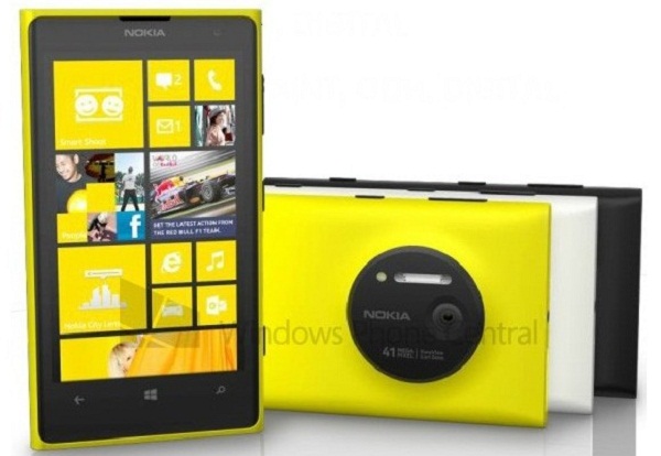 عکس لیک شده از Lumia 1020 سه رنگ متفاوت این گوشی را نشان می دهد