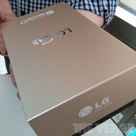 عکس لو رفته از جعبه ی LG G3 وجود رنگ طلایی این گوشی را تایید می کند - تکفارس 