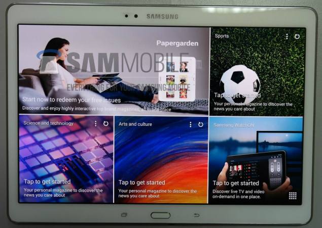 عکسهایی از Galaxy tab 10.5 inch با صفحه نمایش AMOLED فاش شد - تکفارس 