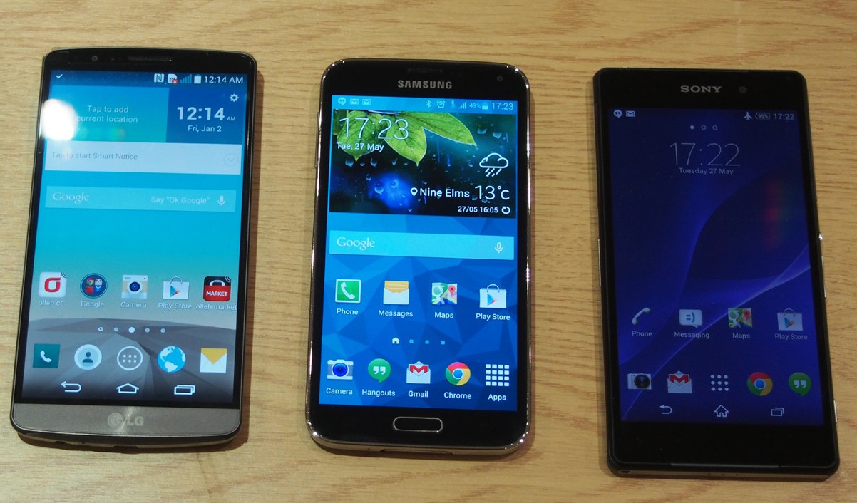 مقایسه 3 غول برتر دنیای تلفن های هوشمند !