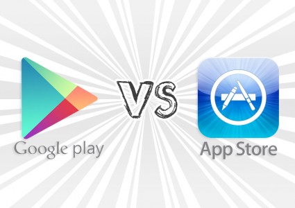 Google Play، برتری در تعداد دانلود، برتری در درآمد زایی برای App Store - تکفارس 