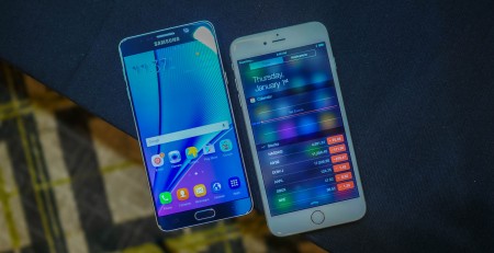 تماشاخانه: مقایسه تخصصی Samsung Galaxy Note 5 با iPhone 6 Plus - تکفارس 