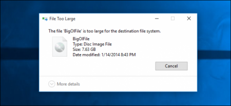 چرا نمی توان فایل های حجیم را در فلش هایی با ظرفیت بالاتر کپی کرد - تکفارس 