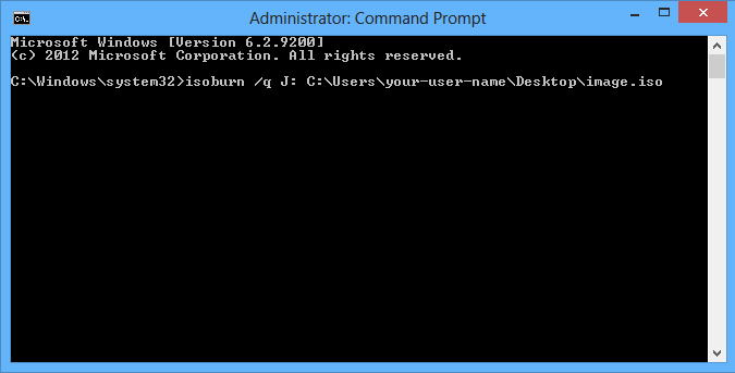 آموزش Burn کردن فایل های ISO  درون دیسک با استفاده از خط فرمان ویندوز - تکفارس 