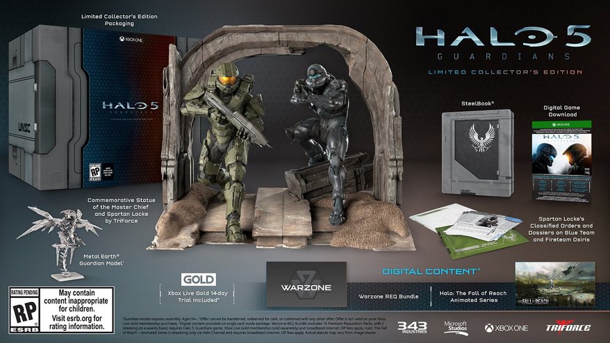 تماشاخانه: بازگشایی جعبه نسخه محدود Halo ۵ Guardians - تکفارس 