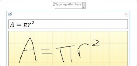 آموزش استفاده از قابلیت Ink Equation در Office 2016 برای نوشتن معادلات ریاضی - تکفارس 