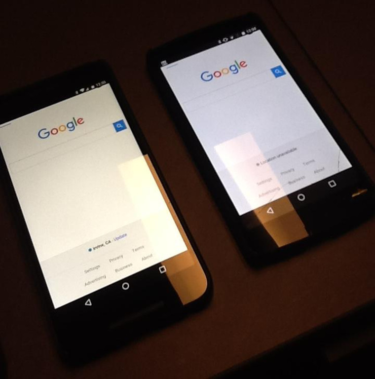صفحه نمایش Nexus 5X به رنگ زرد متمایل می شود - تکفارس 