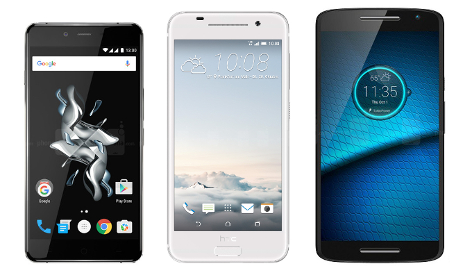 مقایسه گوشی های هوشمند OnePlus X ،HTC One A9 ،Motorola DROID MAXX 2 - تکفارس 