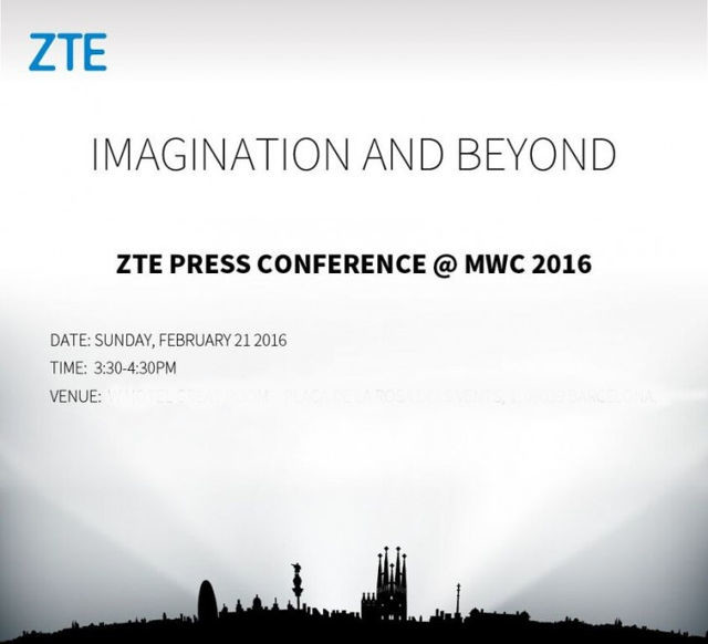 شرکت ZTE دعوتنامه‌ کنفرانس مطبوعاتی MWC 2016 را به کاربران ارسال کرد - تکفارس 