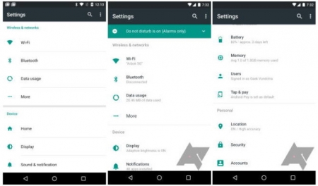 اندروید N طراحی جدیدی از صفحه تنظیمات خواهد داشت - تکفارس 