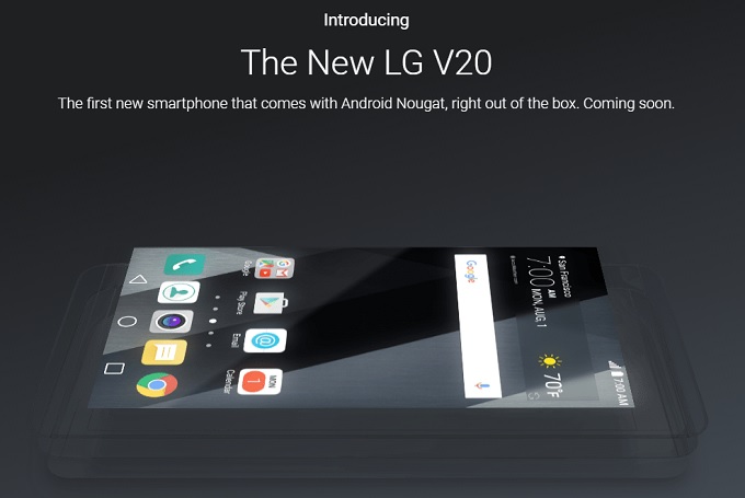 بر اساس گزارش ها گوشی LG V20 اولین گوشی نخواهد بود که به طور گسترده اندروید نوقا را دریافت خواهد کرد - تکفارس 