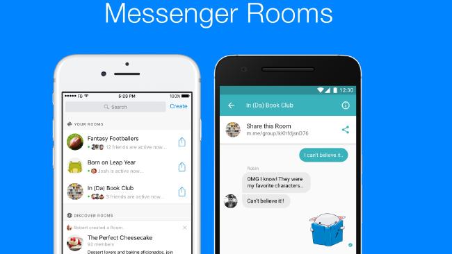 فیس بوک در حال آزمایش قابلیت اتاق های چت برای پیام رسان خود است - تکفارس 