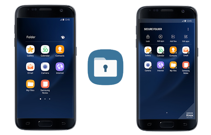 فولدر های امن سامسونگ اکنون در دسترس کاربران Galaxy S7 و Galaxy S7 edge - تکفارس 