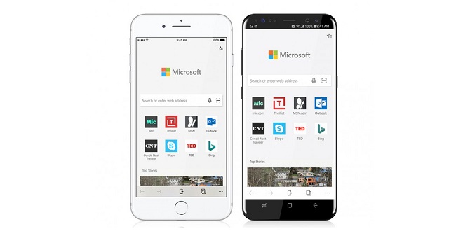 انتشار نسخه پیش نمایش مرورگر Edge بر روی اندروید و iOS - تکفارس 
