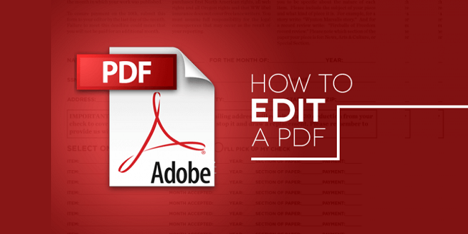 چگونه یک پرونده PDF را ویرایش کنیم - تکفارس 