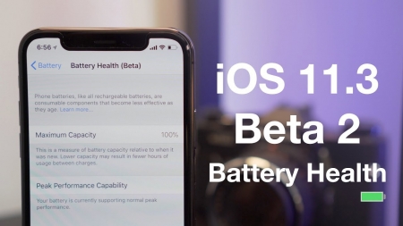 نرم‌افزار سلامت باتری آیفون در نسخه دوم بتا iOS 11.3 - تکفارس 