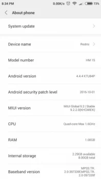 شیاؤمی Redmi 1s در آخرین آپدیت خود MIUI 9 را می‌گیرد - تکفارس 