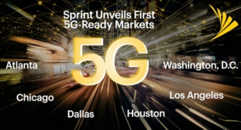 Sprint اینترنت ۵G در ۶ شهر آمریکا ارائه خواهد کرد - تکفارس 