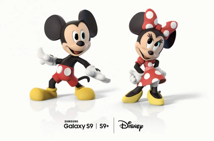 ایموجی‌ AR شخصیت‌های میکی و مینی موس به Galaxy S9 و +S9 می‌آید - تکفارس 