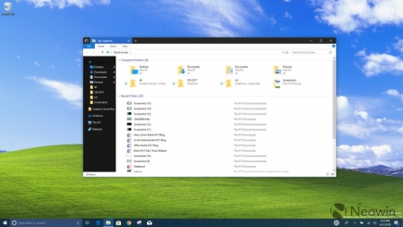 فایل اکسپلورر در نهایت در نسخه‌ی Redstone 5 ویندوز ۱۰، یک تم تاریک دریافت می‌کند - تکفارس 