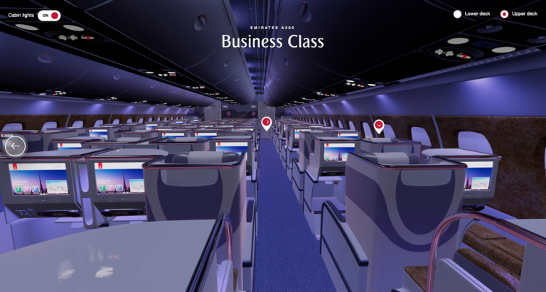 استفاده از VR توسط شرکت هواپیمایی امارات برای فروش بلیط - تکفارس 