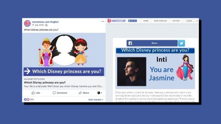 برنامه‎ی NameTests داده‎های شخصی ۱۲۰ میلیون کاربر فیسبوک را افشا کرده است - تکفارس 