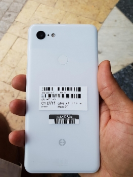 مدل سفید رنگ گوشی گوگل Pixel 3 XL در یک سری عکس‌های live دیده شد - تکفارس 