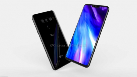 تصاویر رندر جدید LG V40 ThinQ حکایت از وجود ناتچ دارند - تکفارس 