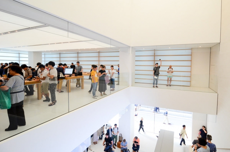 افتتاح فروشگاه جدید اپل در کیوتو، پایتخت باستانی ژاپن - تکفارس 