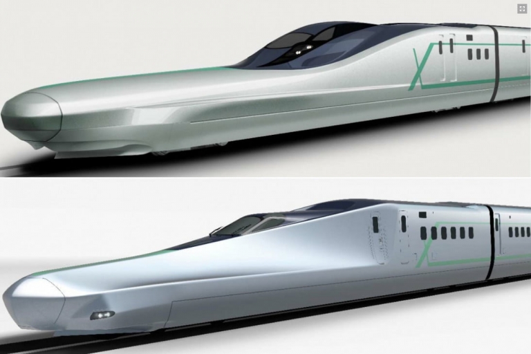 قطار سریع السیر ژاپنی با طراحی منحصر بفرد - تکفارس 