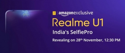 گوشی Realme U1در تاریخ ۲۸ نوامبر به صورت Amazon Exclusive عرضه خواهد شد - تکفارس 
