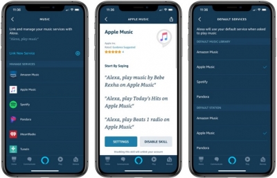 اپل موزیک با اسپیکر های آمازون و دستیار الکسا موسیقی پخش می‌کند - تکفارس 
