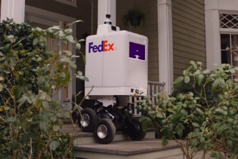 ربات خودران FedEx می‌تواند از پله بالا برود - تکفارس 