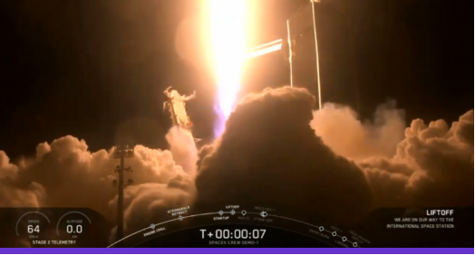 فضاپیما SpaceX با موفقیت به فضا پرتاب شد - تکفارس 