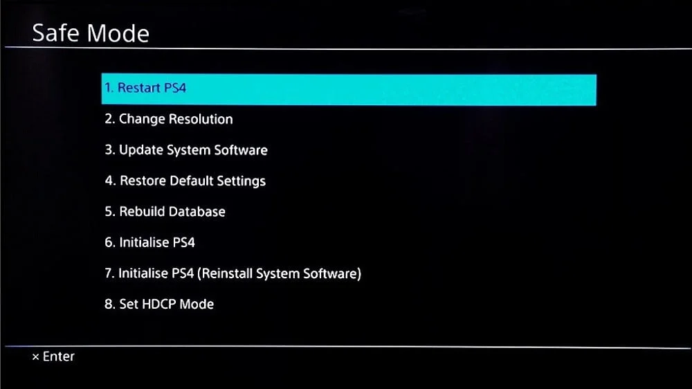 آموزش بازگردانی PS4 به تنظیمات کارخانه - تکفارس 