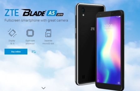 زدتی‌ای Blade A5 2019 معرفی شد - تکفارس 