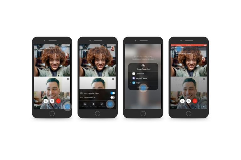 اشتراک گذاری صفحه نمایش اسکایپ در گوشی‌های اندروید و iOS - تکفارس 
