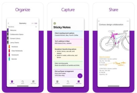 قابلیت جدید OneNote در آخرین نسخه‌ی iOS - تکفارس 