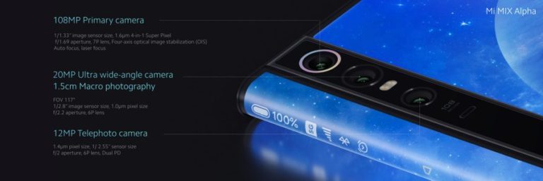 گوشی MI Mix Alpha شیائومی با صفحه نمایش دورتادور و دوربین ۱۰۸ مگاپیکسلی خواهد بود - تکفارس 