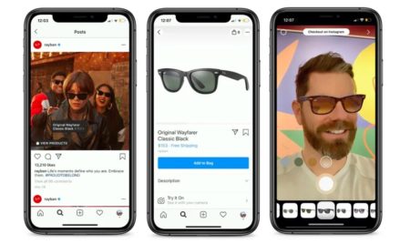 قابلیت خرید از طریق واقعیت افزوده به اینستاگرام اضافه شد - تکفارس 