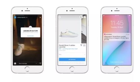 آزمایش یادآورهای درون برنامه‌ای برای کالاهای تجاری توسط اینستاگرام - تکفارس 
