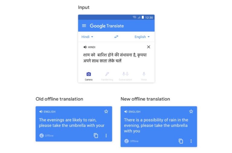 ترجمه آفلاین گوگل ترنسلیت در 59 زبان مختلف ارائه می‌شود
