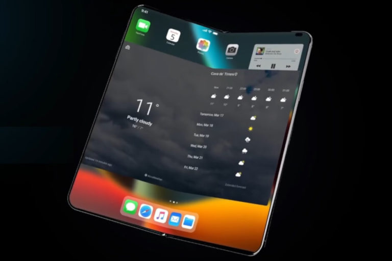 جدیدترین پتنت اپل نشان می‌دهد که یک آیفون تاشو در راه است - تکفارس 