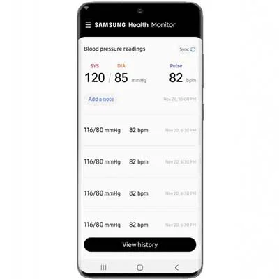 ویژگی کنترل فشار خون برای برنامه Samsung Health Monitor ارائه شد - تکفارس 