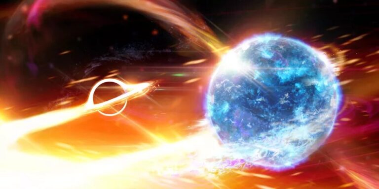 نتیجه برخورد یک سیاه‌چاله با یک ستاره نوترونی چیست - تکفارس 