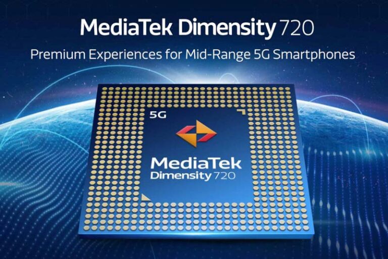 مدیاتک پردازنده Dimensity 720 با پشتیبانی از ۵G را معرفی کرد - تکفارس 