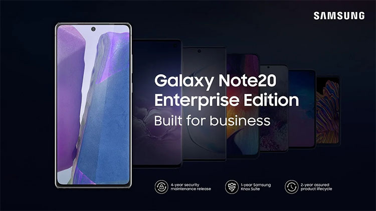 نسخه‌های Enterprise Edition گلکسی نوت ۲۰ و تب S7 معرفی شد - تکفارس 