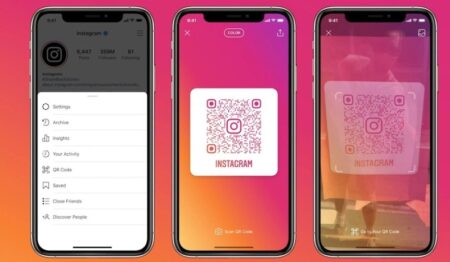 اینستاگرام: عرضه همگانی قابلیت QR کد - تکفارس 